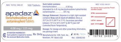 4pt08 325mg container label