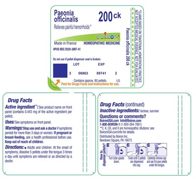 Label (Paeonia Officinalis 200ck Label)