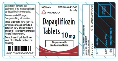 Dapagliflozin 10mg Bottle Label (Farxiga 10mg 30s)