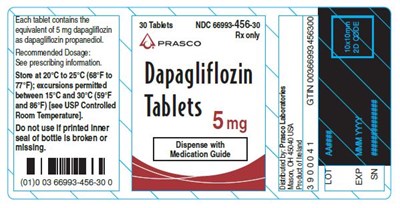 Dapagliflozin 5mg Bottle Label (Farxiga 5mg 30s)