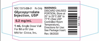 Vial Label Civica (Glycopyrrolate Injection Civica 3)