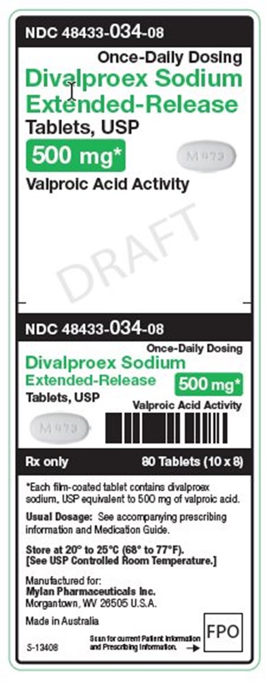 Divalproex Sodium Er Tablets, Usp 500 mg Unit Carton Label (Image 07)