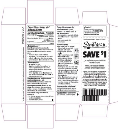 Principal Display Panelndc 59262-271-11similasanearache Reliefear Drops10 mL/ 0.33 Fl Oz (Similasan Earache Relief 02)