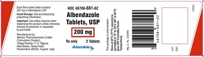 2 Tablets (Albendazole Tabs 200mg)