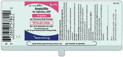 Ampicillin (10g Pharmacy Bulk Bottle)