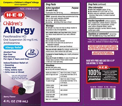 Fexofenadine HCl, Usp 30 mg (Childrens Fexofenadine HCl Berry Liquid 1)