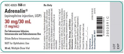 Adrenalin 30 mL Vial Label (Image 3)
