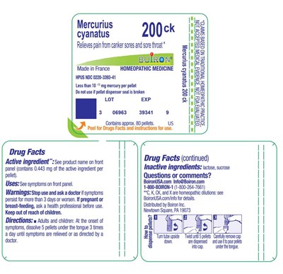 Mercurius_cyanatus_200ck-label.jpg label - Mercurius cyanatus 200ck label