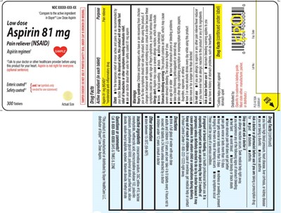 Aspirin 81 mg (nsaid)* *nonsteroidal Anti-inflammatory Drug (Aspirin 81 mg Enteric Coated Tablet Tcb 1)