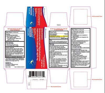 PACKAGE LABEL-PRINCIPAL DISPLAY PANEL 500 mg / 25 mg (20 Caplets Bottle Carton) - aurophen fig2