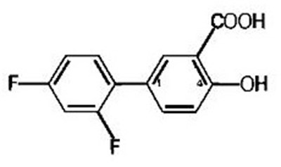 Chemical structure for diflunisal - f60c4375 9b2d 42d4 872a 9879f68dbaac 01