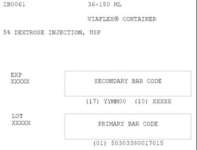 Dextrose Representative Carton Label - image 03