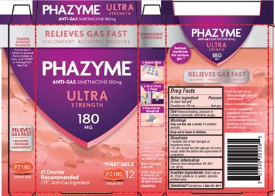 Phazyme Ultra Strength 180 mg 0132 0208 01