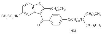 Chemical Structure (Multaq 01)