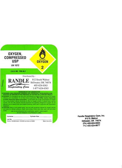 RandleRespiratoryCare.jpg Randle HP Label and Lot Sticker - RandleRespiratoryCare