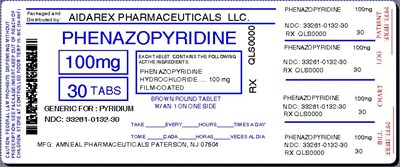 Image Label (Phenazopyridine HCl 100mg 200mg Tab For Amneal 2)