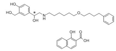 Salmeterol Zinofoate Structural Formula - image 03