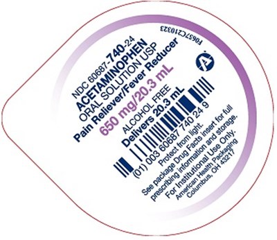 Cup.jpg 650 mg/20.3 mL Acetaminophen Oral Solution Cup Label - Cup