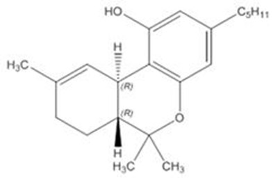 dronabinol-01.jpg Chemical Structure - dronabinol 01