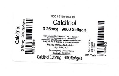 Bottle Label 0.25 Mcg (71610 0468 09)