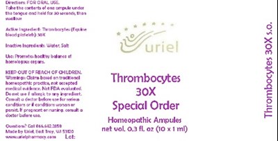 Thrombocytes30specialorderampules