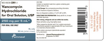 80 mL Label (Vancomycin Hydrochloride For Oral Solution Usp Ani 2)