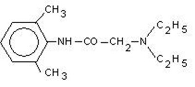 Chemical Structure - lidocaine patch 1