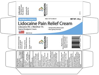 Lidocaine 4% Plus Menthol 1% (Fda Panel)