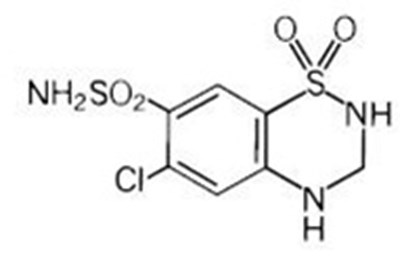 Hydrochlorothiazide Structure (D871a31f Cfe8 40fa A8d2 0a0e6ffe7bf7 02)