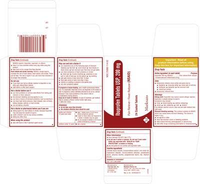 Ibu Tab 24ct Cart Label