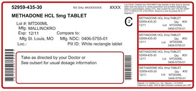 container0406575501-010909.jpg Principal Display Panel - 5 mg bottle - container0406575501 010909