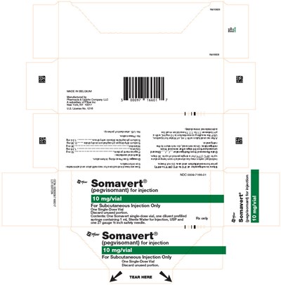 somavert-28.jpg PRINCIPAL DISPLAY PANEL - 15 mg Vial Label - somavert 28