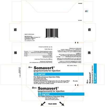 somavert-32.jpg PRINCIPAL DISPLAY PANEL - 25 mg Vial Label - somavert 32