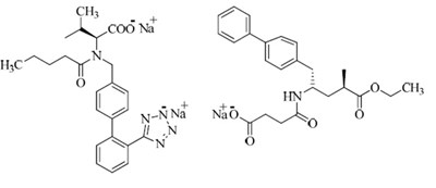 structure - sacubitril valsartan structure