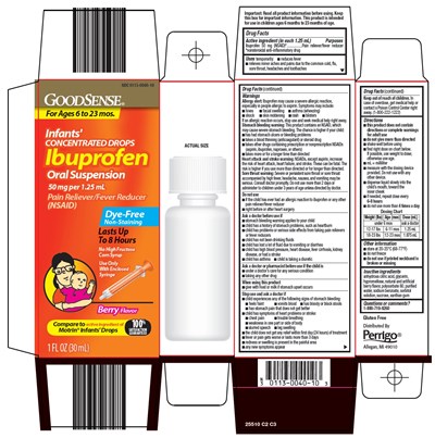 Goodsense Infants Ibuprofen Berry Carton Image
