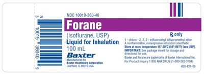 image-02.jpg Forane Container Label, NDC 10019-360-40 - image 02