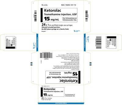 ket0g-0006-12.jpg PACKAGE LABEL - PRINCIPAL DISPLAY - Ketorolac 1 mL Carton Panel - ket0g 0006 12