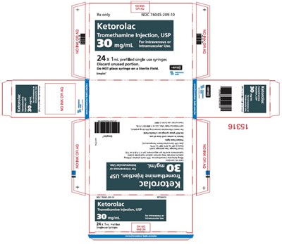 ket0g-0006-15.jpg PACKAGE LABEL - PRINCIPAL DISPLAY – Ketorolac Tromethamine 1 mL Carton Panel - ket0g 0006 15