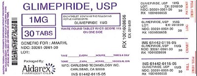 33261-0961_glimepiride_1mg (Glimepiride 1mg 3)