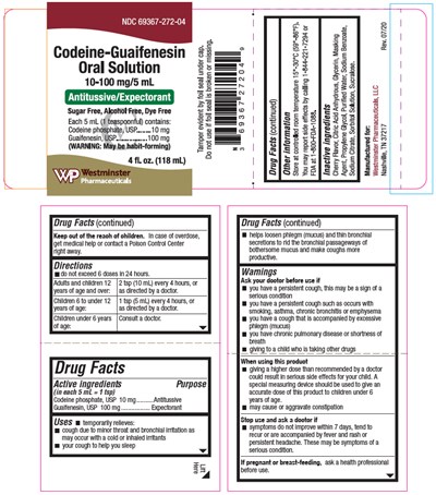 codeine-01.jpg PRINCIPAL DISPLAY PANEL - 118 mL Bottle Label - codeine 01