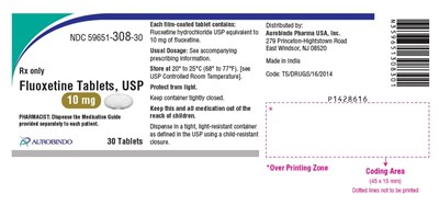 fluoxetine-fig1.jpg PACKAGE LABEL-PRINCIPAL DISPLAY PANEL - 10 mg (30 Tablets Bottle) - fluoxetine fig1