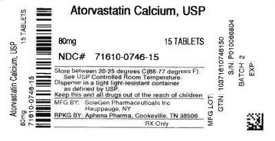 Bottle Label 80 mg - 71610 0746 15