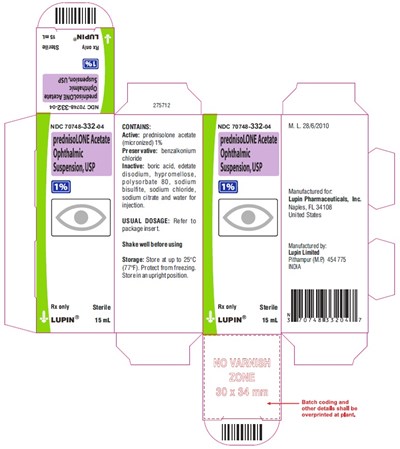 f91d91ab-9100-4c26-967b-7d7efc290dc9-04.jpg NDC 70748-332-04Rx OnlyPrednisolone Acetate Ophthalmic Suspension, USP 1%Sterile15 mL - f91d91ab 9100 4c26 967b 7d7efc290dc9 04