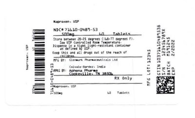 Bottle Label 500 mg (71610 0489 53)