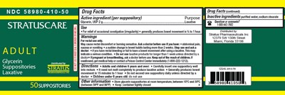 Principal Display Panel (50 Suppository Jar Label)