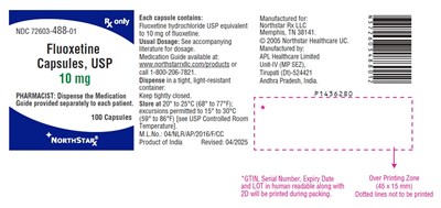 fluoxetine-fig1.jpg PACKAGE LABEL-PRINCIPAL DISPLAY PANEL - 10 mg (100 Capsules Bottle) - fluoxetine fig1