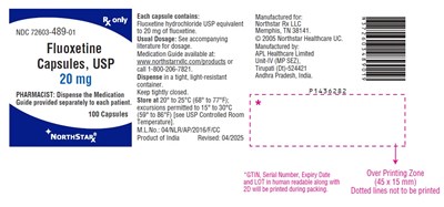 fluoxetine-fig2.jpg PACKAGE LABEL-PRINCIPAL DISPLAY PANEL - 20 mg (100 Capsules Bottle) - fluoxetine fig2