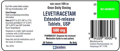 Levetiracetam 500mg Er Tabs.jpg (Levetiracetam 500mg 30tabs)
