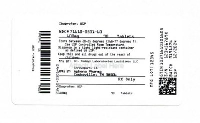 Bottle Label 600 mg (71610 0501 60)