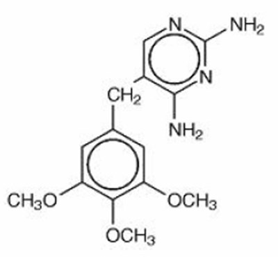 Trimethoprim Structural Formula (3e568a2e 421d 4456 A8bf D983ecee7ad6 02)
